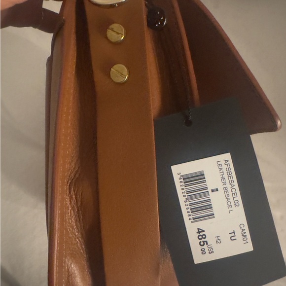 The Kooples saddle bag tan leather NWOT - Picture 11 of 16